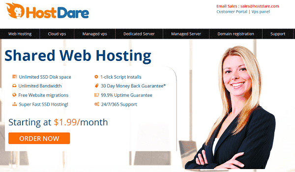 HostDare 优品特惠 - 中国优化线路 VPS,年付限时 6.5 折